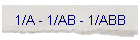 1/A - 1/AB - 1/ABB