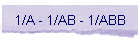 1/A - 1/AB - 1/ABB